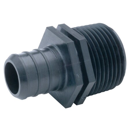Zurn SharkBite 1/2 in. PEX X 1/2 in. D MPT Plastic Adapter, PK3 UP120A10